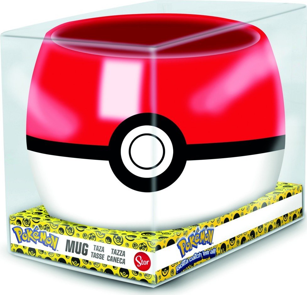 Levně Pokémon 3D hrnek 500 ml - Pokéball - EPEE