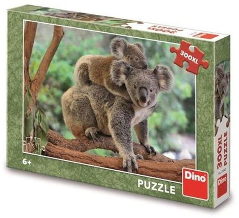 Levně Puzzle Koala s mláďátkem 300 XL dílků - Dino