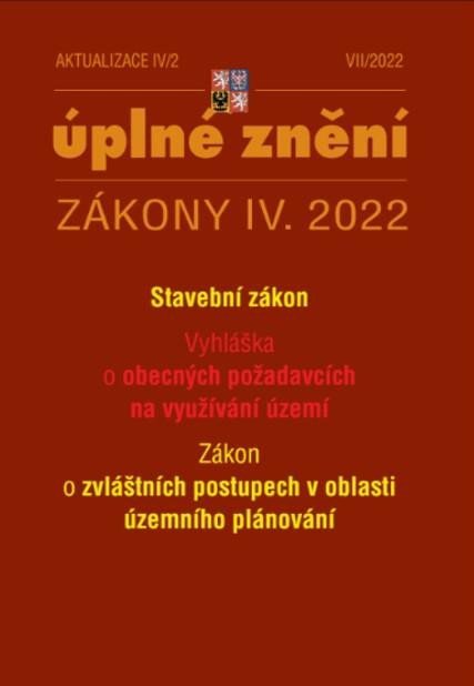 Levně Aktualizace IV/2 2022 Stavební zákon, územní plánování