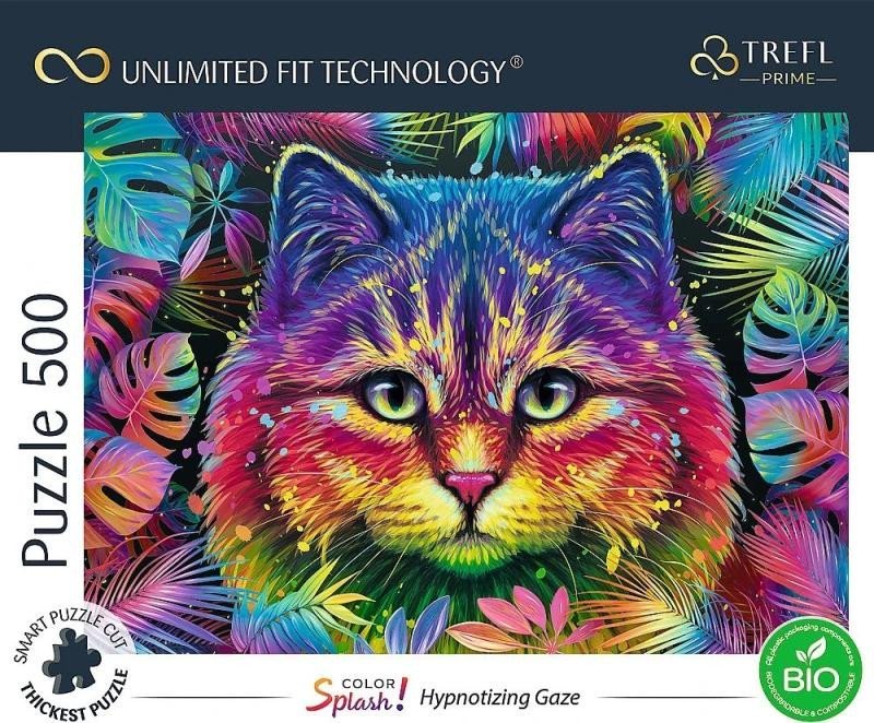 Levně Trefl Puzzle UFT Color Splash: Hypnotizující pohled 500 dílků