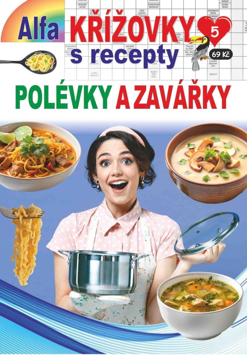 Levně Křížovky s recepty 5/2024 - Polévky a zavářky