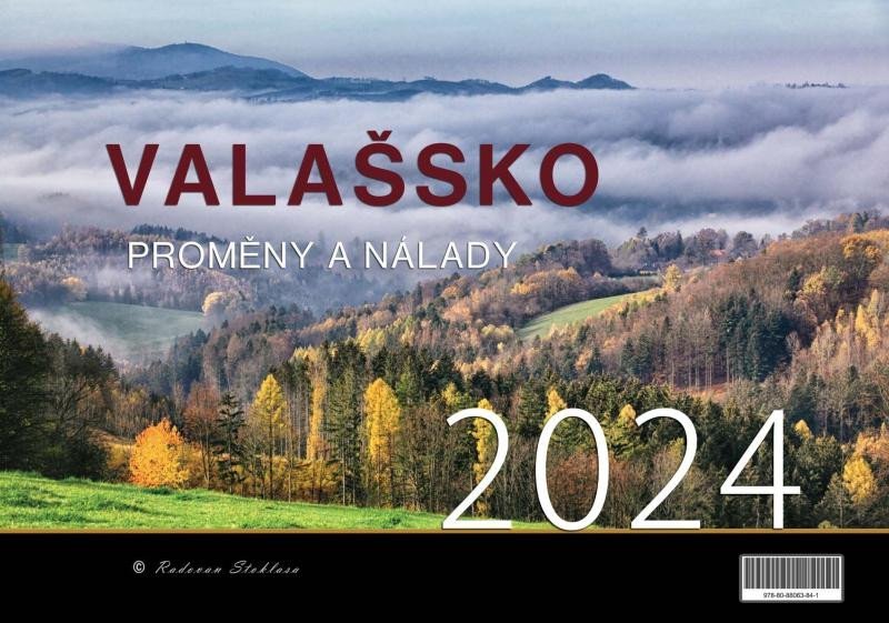 Kalendář 2024 Valašsko/Proměny a nálady - nástěnný - Radovan Stoklasa