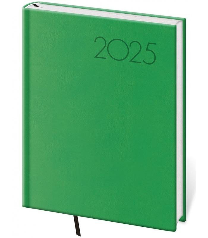 Levně Diář 2025 Print Pop denní B6 světle zelená