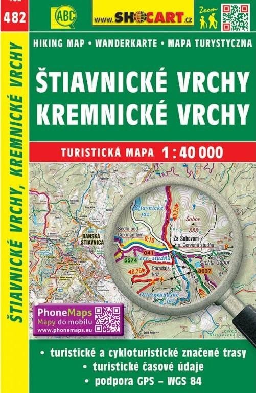 SC 482 Štiavnické vrchy, Kremnické vrchy 1:40 000