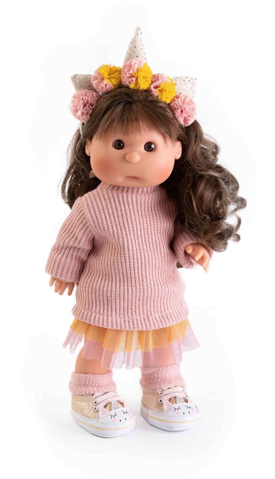 Levně Antonio Juan 23102 IRIS - imaginární panenka s celovinylovým tělem - 38 cm