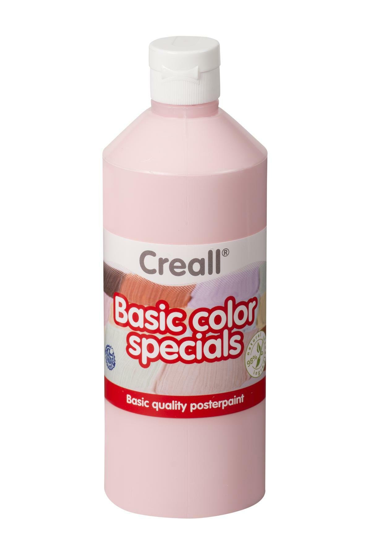 Levně Creall temperová barva, 500 ml, pastel sv. červená