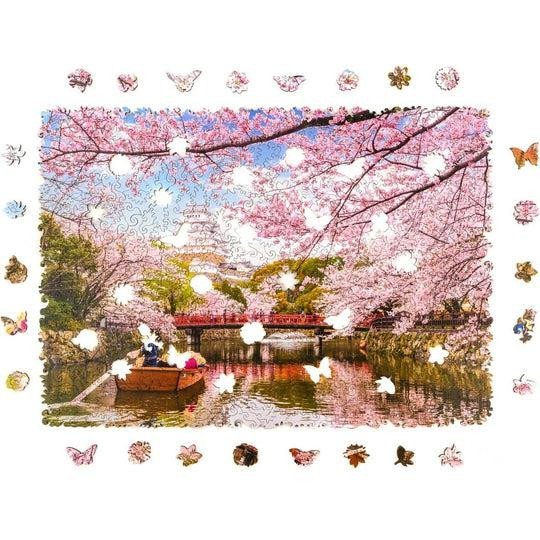 Levně Unidragon dřevěné puzzle - Sakura velikost M