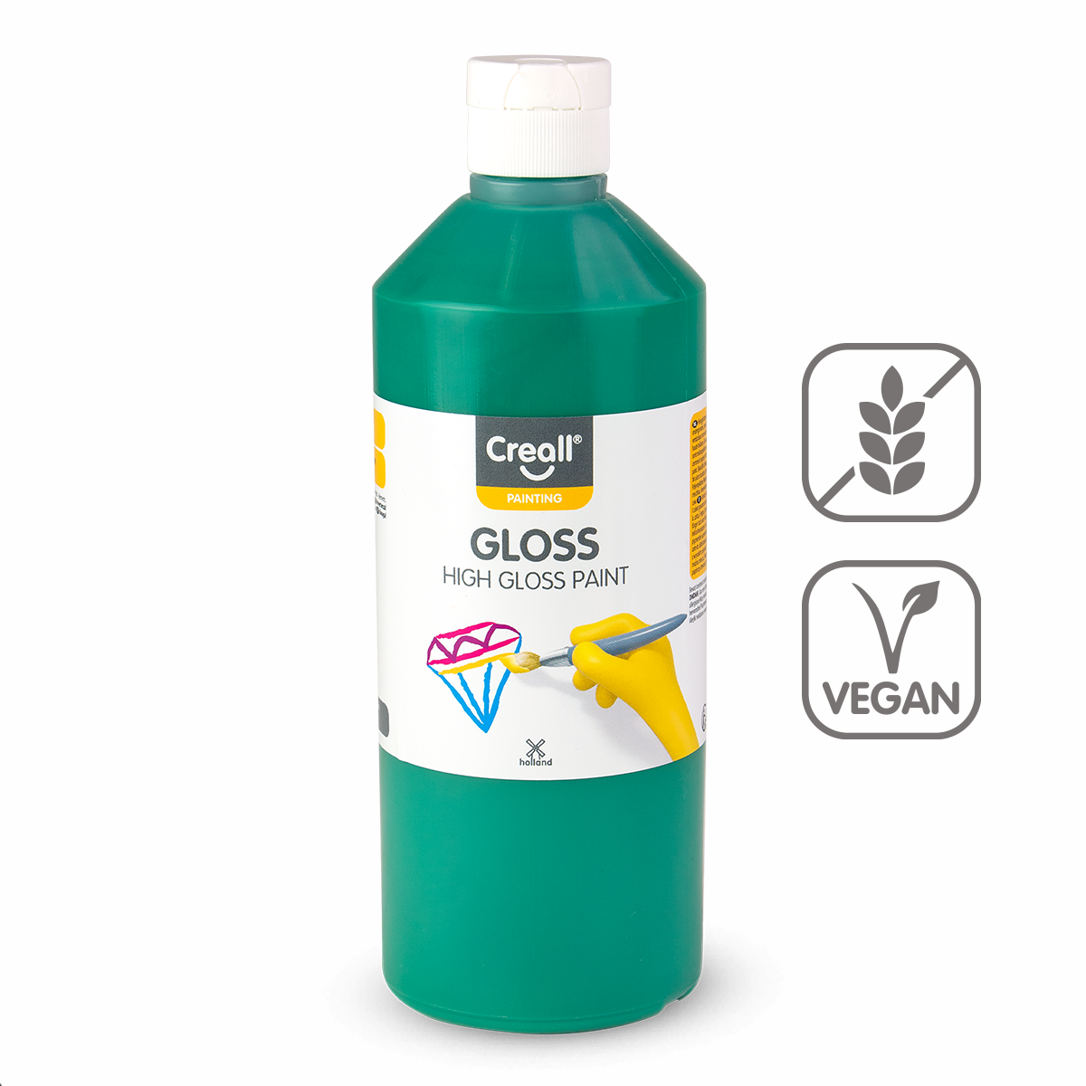 Product detail of Creall barva s vysokým leskem Gloss, 500 ml, zelená