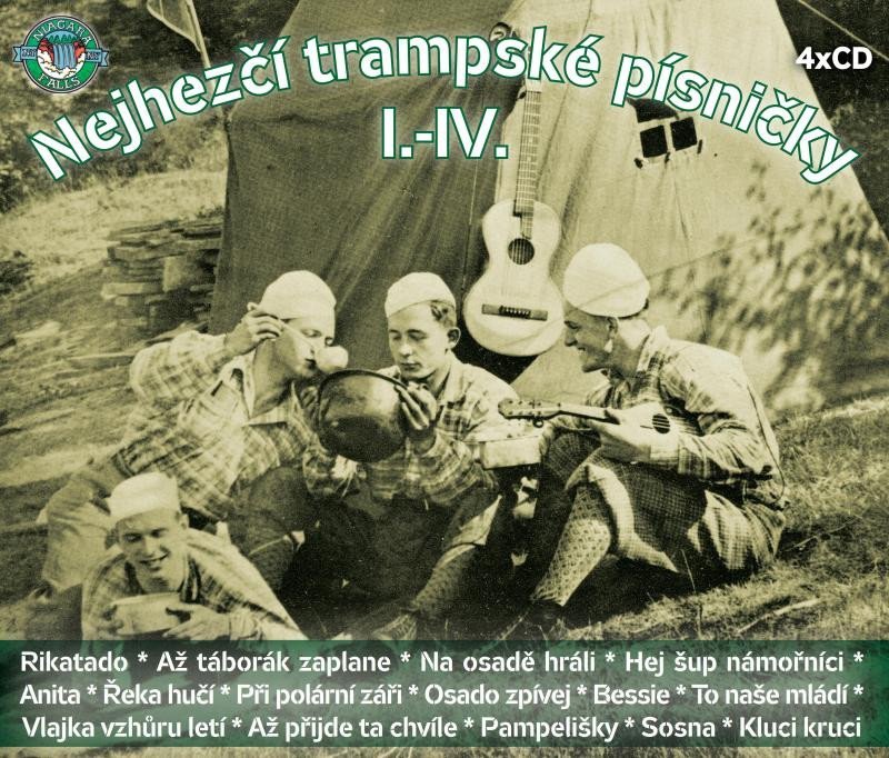 Levně Nejhezčí trampské písničky I.-IV. - kolekce 4 CD - Various