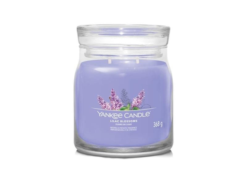 Levně YANKEE CANDLE Lilac Blossoms svíčka 368g / 2 knoty (Signature střední)