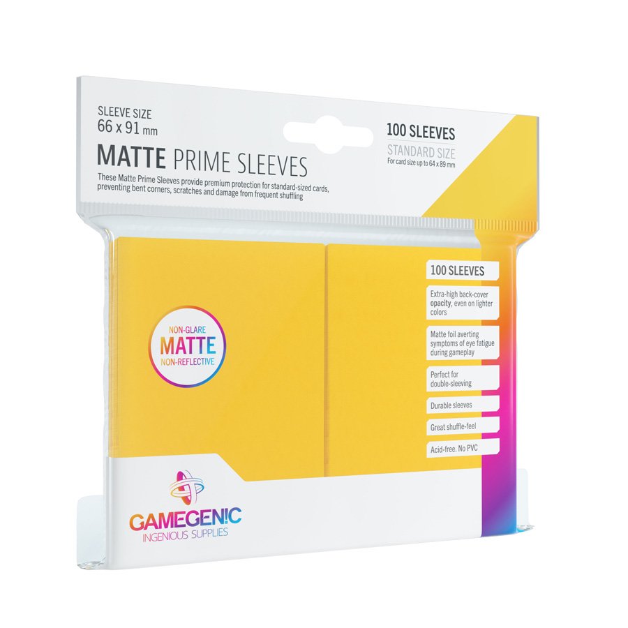 Levně Gamegenic: Matte Prime Sleeves Yellow