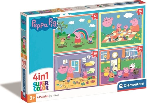 Product detail of Puzzle Prasátko Peppa 4v1
