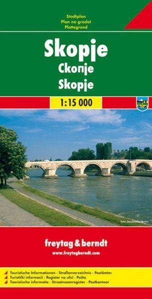Levně PL 117 Skopje 1:15 000 / plán města