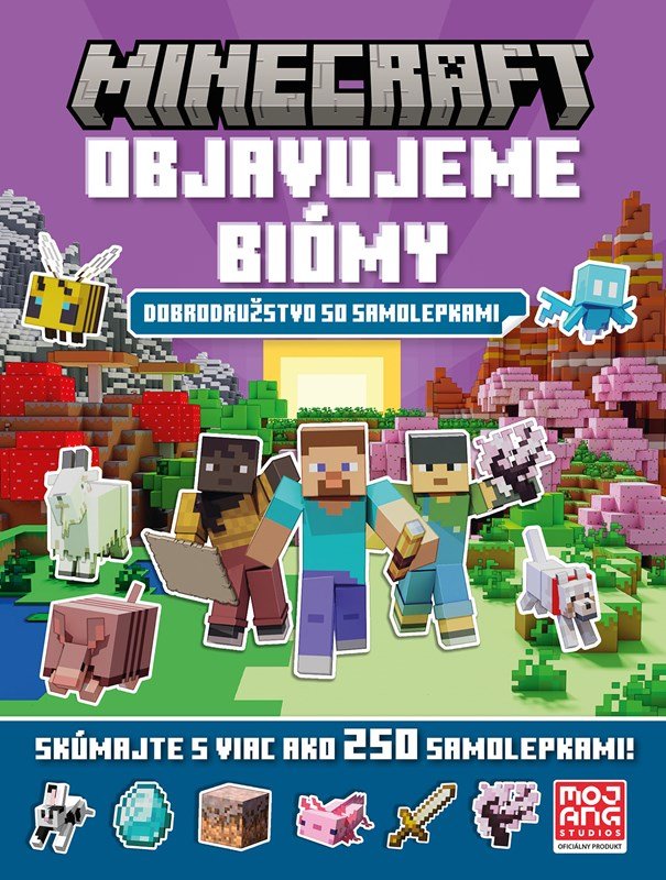 Levně Minecraft - Objavujeme biómy so samolepkami - kolektiv