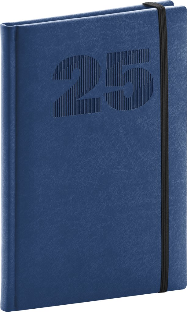 Levně Diář 2025: Vivella Top - modrý, týdenní, 15 × 21 cm