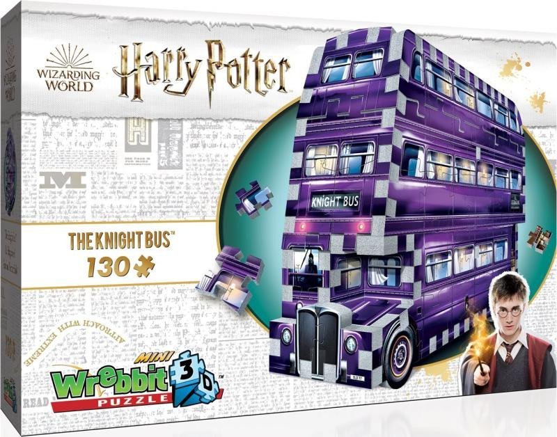 Puzzle 3D Harry Potter: Záchranný autobus 130 dílků