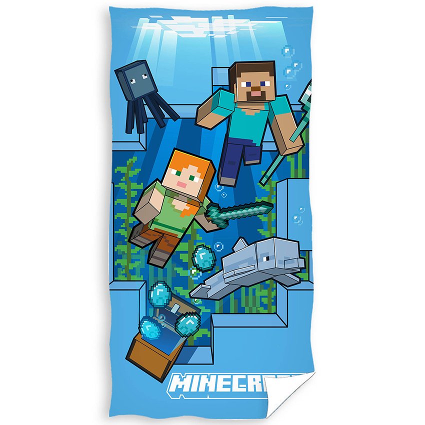 Levně Dětská osuška Minecraft Život pod Hladinou