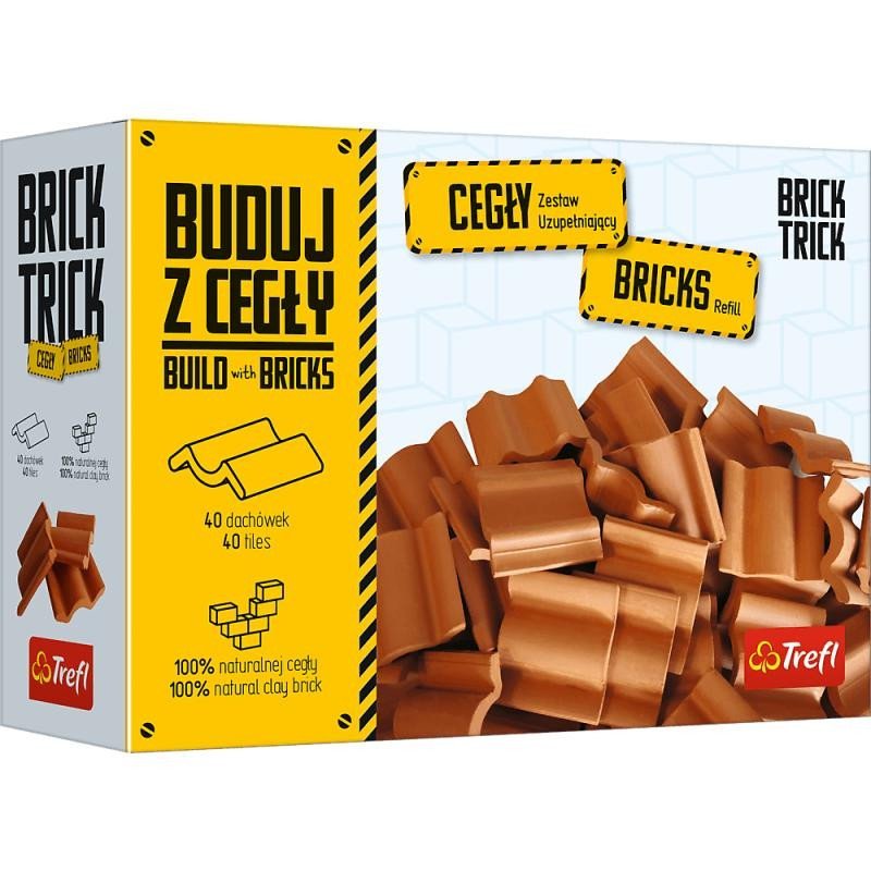 Levně Stavebnice Brick Trick: Tašky střešní 40 ks / náhradní balení