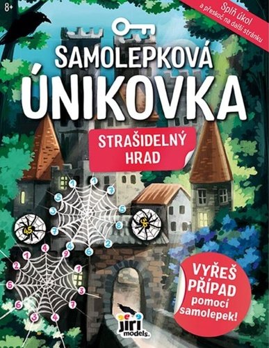 Levně Samolepková únikovka Strašidelný hrad