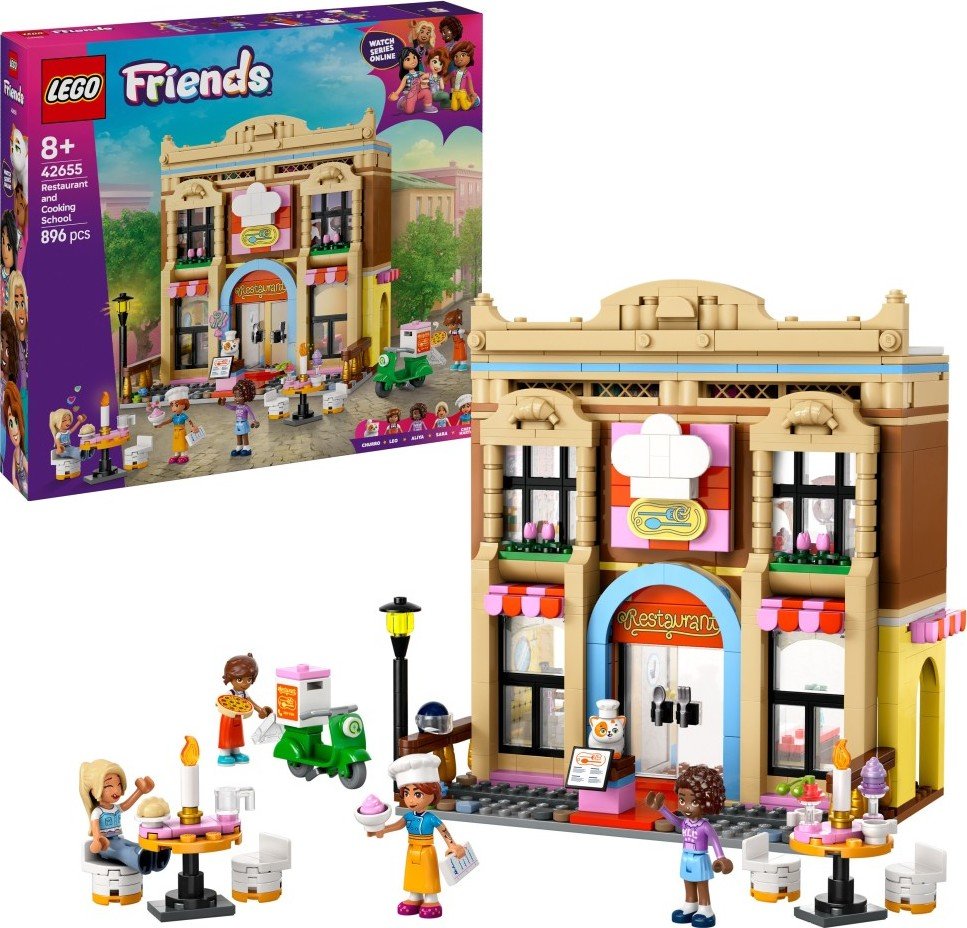 Levně LEGO® Friends 42655 Restaurace a škola vaření - LEGO® Friends