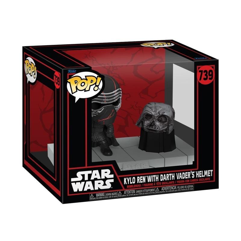 Product detail of Funko POP Deluxe: Star Wars - Kylo Ren with Darth Vader´s Helmet