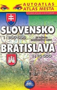Slovensko 1 : 200 000 Bratislava 1:10 000