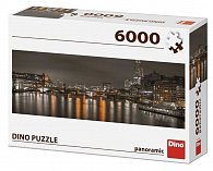Puzzle Londýn v noci 6000 dílků