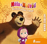 Máša a medvěd - Vítejte u nás v lese - Kniha šablon