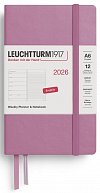 Weekly Planner & Notebook 2026 Pocket (A6) Dusty Rose