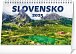 NOTIQUE Stolový kalendár Slovensko 2025, 23,1 x 14,5 cm Slovensky