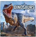Kalendář 2025 poznámkový: Dinosauři, 30 × 30 cm