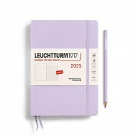 Leuchtturm1917 Weekly Planner & Notebook Medium (A5) 2025 Lilac