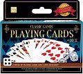 Klasické hry – 2 balíčky hracích karet a 5 kostek