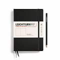 Leuchtturm1917 Zápisník Black Medium A5 čistý