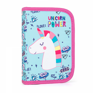 Oxybag Penál 1 patrový 2 chlopně - Unicorn Iconic