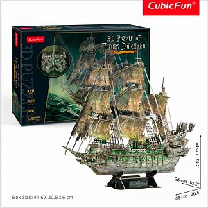 Puzzle 3D LED - Létající Holanďan 360 dílků