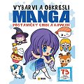 Vybarvi a obkresl - Manga postavičky Chibi a Kawai