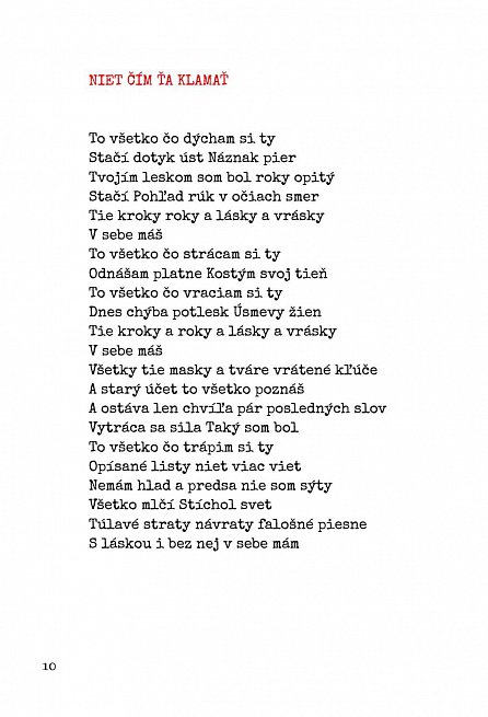 Náhled Texty (slovensky)