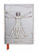 Zápisník Da Vinci: Vitruvian Man (Foiled Journal)