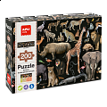 APLI edukačníní puzzle – Ohrožená zvířata v savaně, 200 ks, 6+