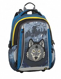 Bagmaster Klučičí školní batoh MERCURY 9 C GRAY/BLUE/YELLOW