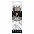 Sakura Sada Pigma Micron Light Cool Gray 4 ks