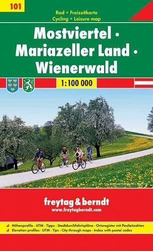 RK 101 Mostviertel-Mariazeller 1:100 000 / cyklomapa