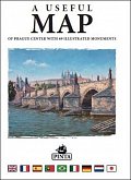 A USEFUL MAP - Praktická mapa centra Prahy s 69 ilustracemi historických památek (stříbrná)