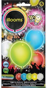Svítící LED balony - barevný mix 4ks