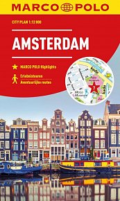Amsterdam 1:12 000 / mapa města (lamino)
