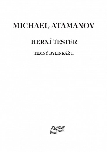 Náhled Herní tester - Temný bylinkář I.