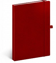 Notes - Vivella Classic červený/červený tečkovaný, 15 x 21 cm