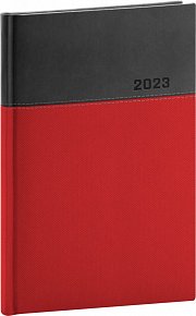 Diář 2023: Dado - červenočerný, týdenní, 15 × 21 cm
