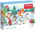 Dodo Puzzle roční období - Pohádkové bruslení 60 dílků